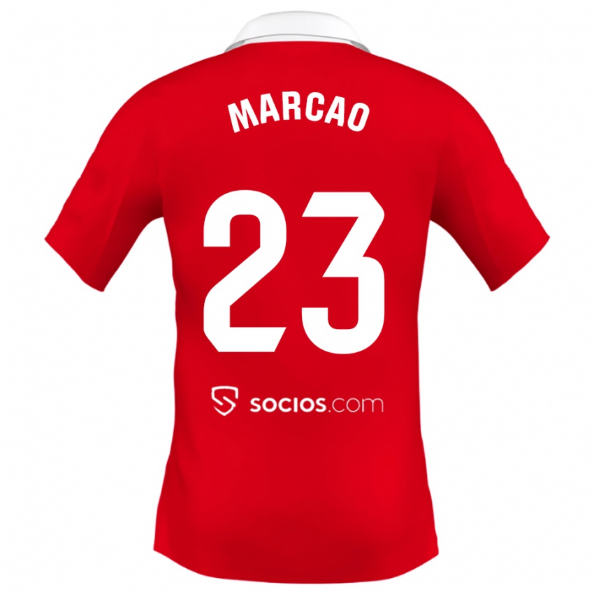 גברים מרקוס דו נאסימיינטו טיישיירה #23 אדום לבן אפור הרחק ג'רזי 2025/26 חולצה קצרה