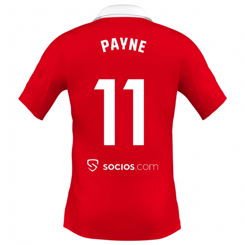 גברים טוני פיין #11 אדום לבן אפור הרחק ג'רזי 2025/26 חולצה קצרה