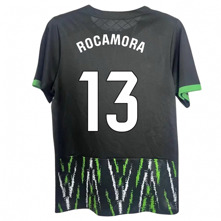 גברים María Rocamora Díaz #13 שחור ירוק הרחק ג'רזי 2025/26 חולצה קצרה