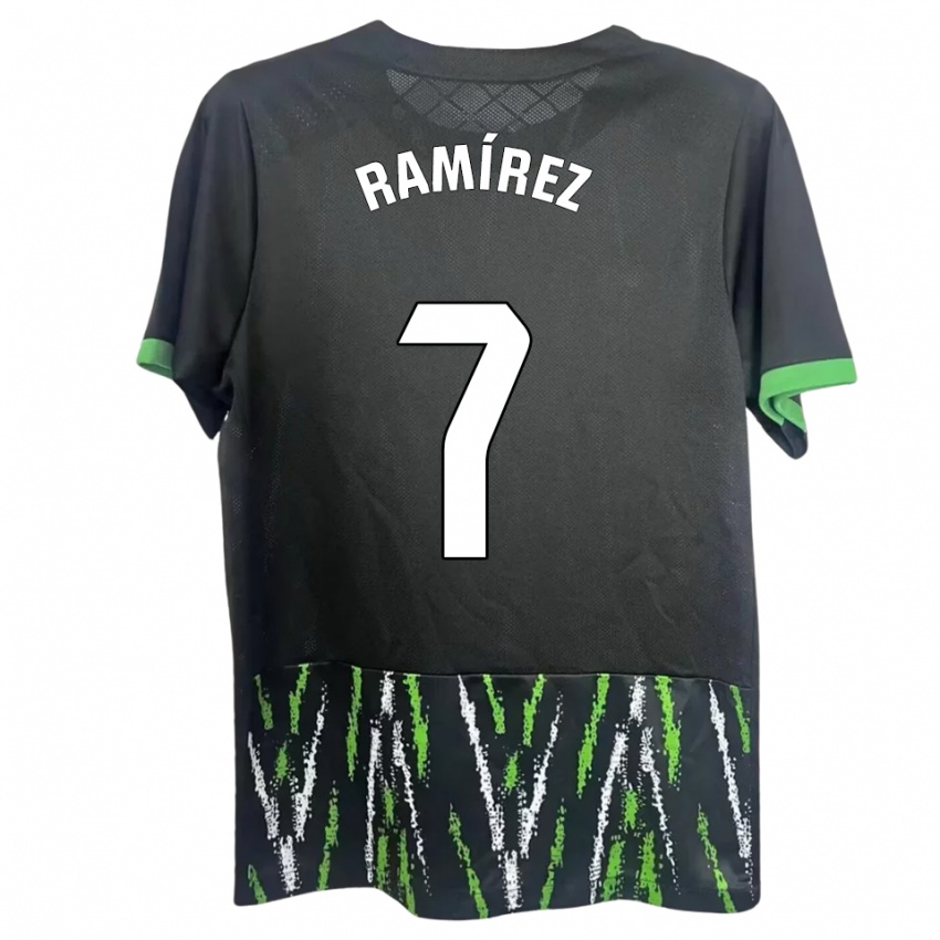 גברים Jalmar Ramírez #7 שחור ירוק הרחק ג'רזי 2025/26 חולצה קצרה