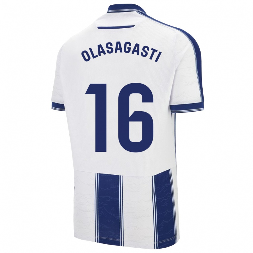 גברים Jon Ander Olasagasti Imizcoz #16 כחול נייבי לבן הרחק ג'רזי 2025/26 חולצה קצרה