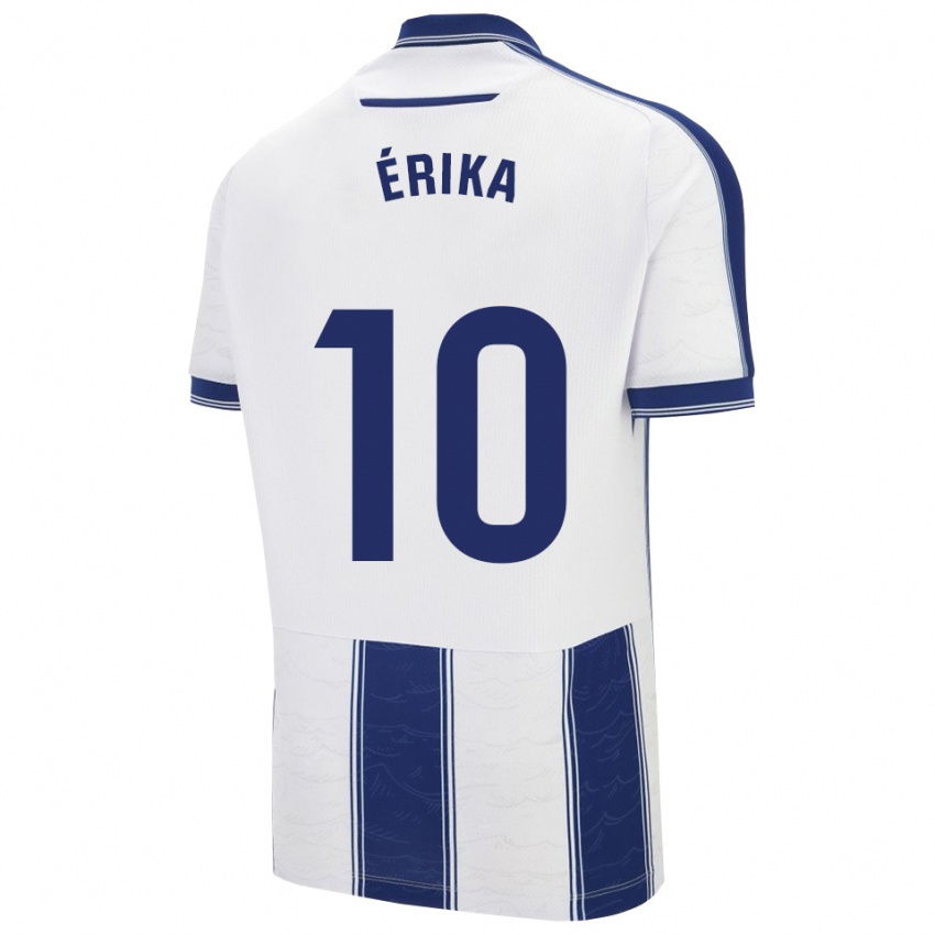 גברים Érika González #10 כחול נייבי לבן הרחק ג'רזי 2025/26 חולצה קצרה