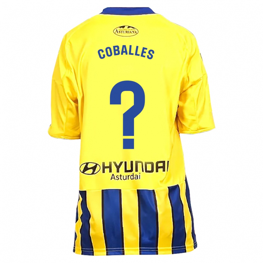 גברים Jaime Coballes #0 צהוב כחול הרחק ג'רזי 2025/26 חולצה קצרה