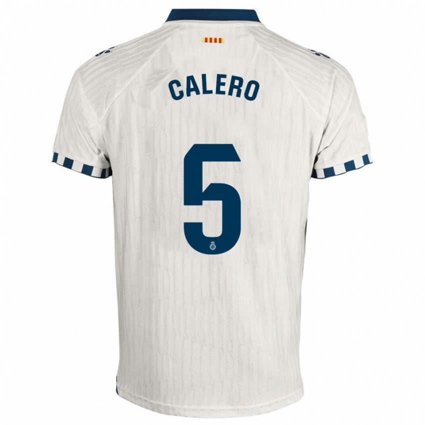 גברים פרננדו קלרו #5 לבן כחול הרחק ג'רזי 2025/26 חולצה קצרה