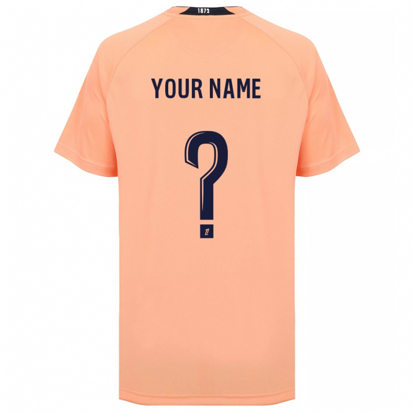 גברים השם שלך #0 כתום כחול הרחק ג'רזי 2025/26 חולצה קצרה