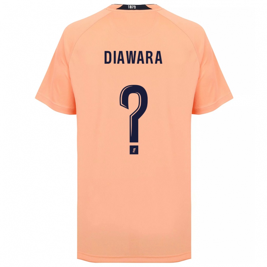 גברים Djimin Diawara #0 כתום כחול הרחק ג'רזי 2025/26 חולצה קצרה