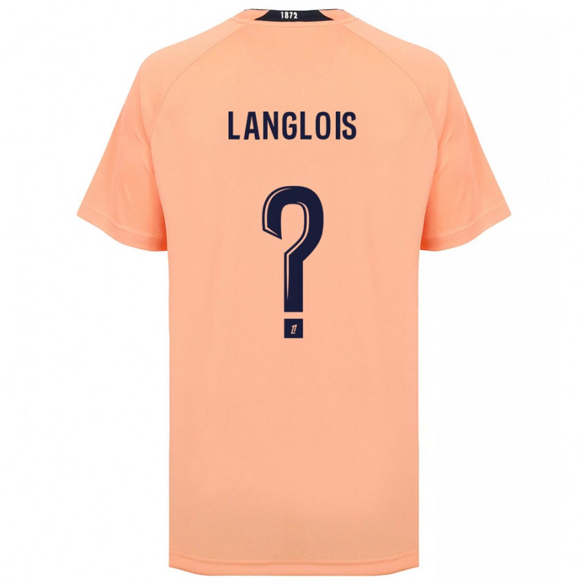 גברים Sacha Langlois #0 כתום כחול הרחק ג'רזי 2025/26 חולצה קצרה