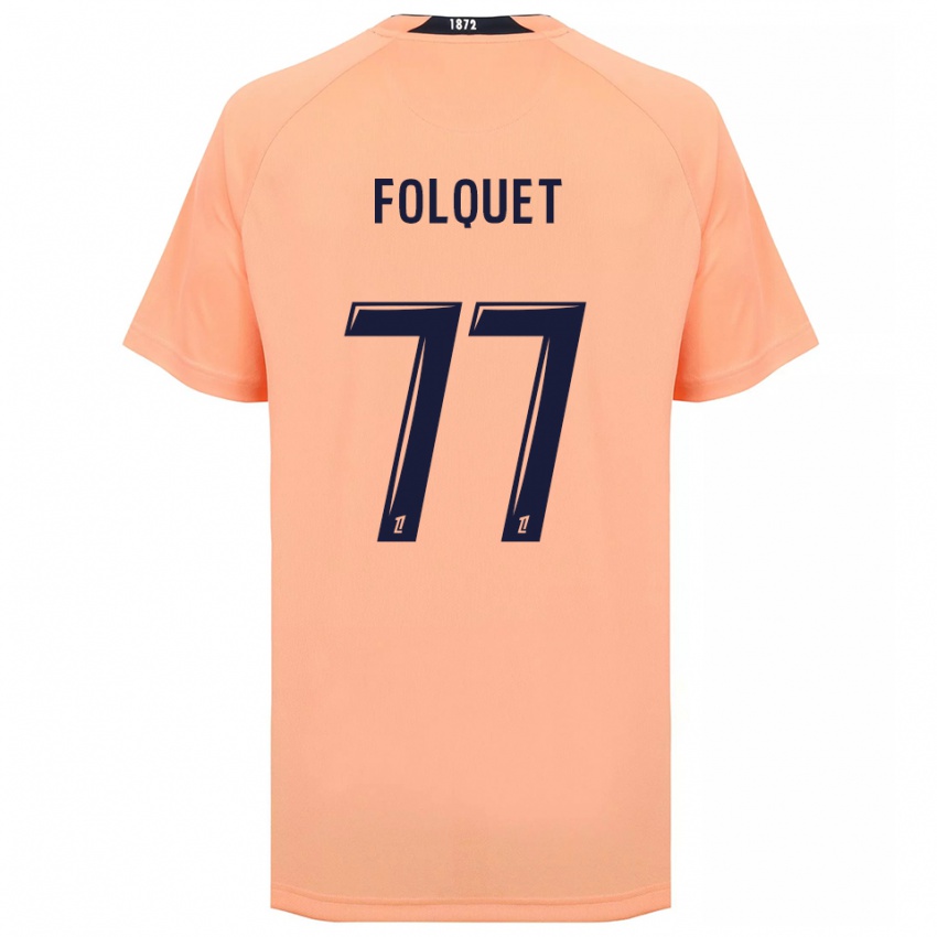 גברים Magnaba Folquet #77 כתום כחול הרחק ג'רזי 2025/26 חולצה קצרה