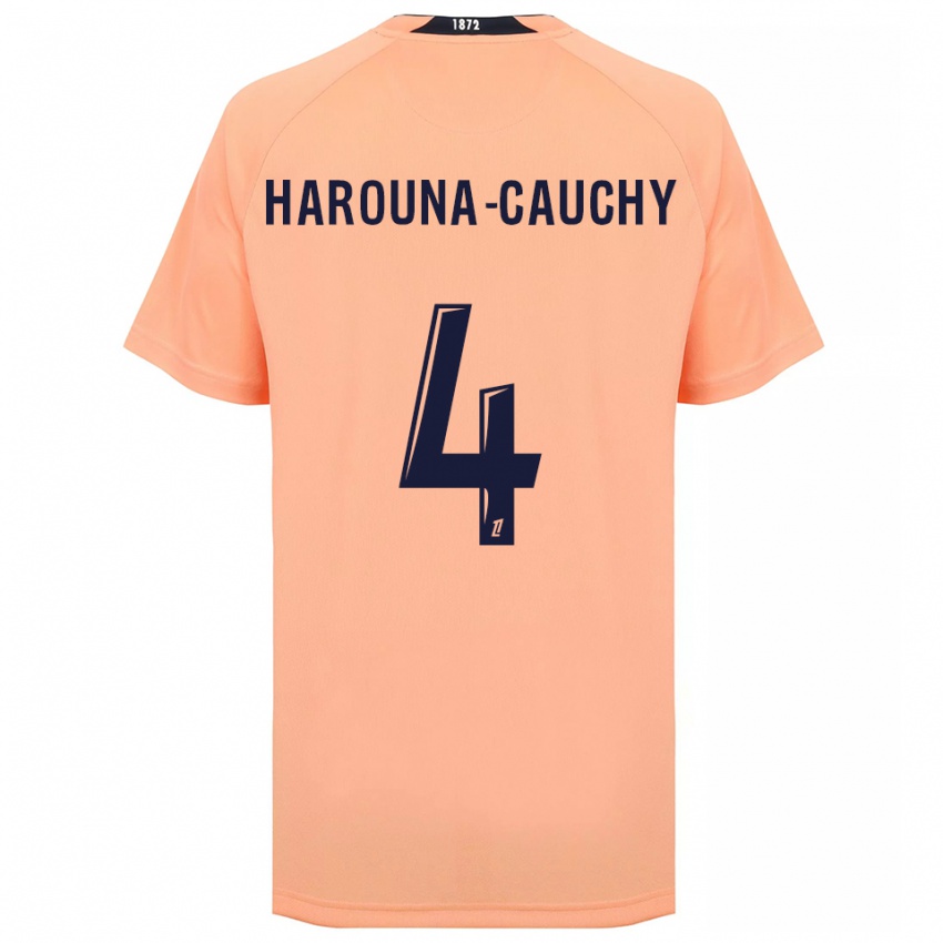 גברים Yllian Harouna-Cauchy #4 כתום כחול הרחק ג'רזי 2025/26 חולצה קצרה