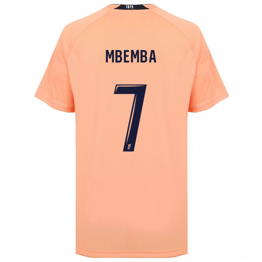 גברים Abdallah Mbemba #7 כתום כחול הרחק ג'רזי 2025/26 חולצה קצרה