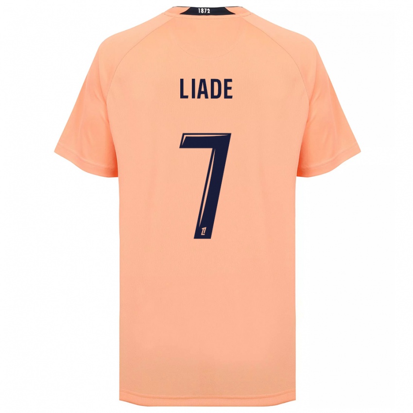 גברים Noah Liade #7 כתום כחול הרחק ג'רזי 2025/26 חולצה קצרה