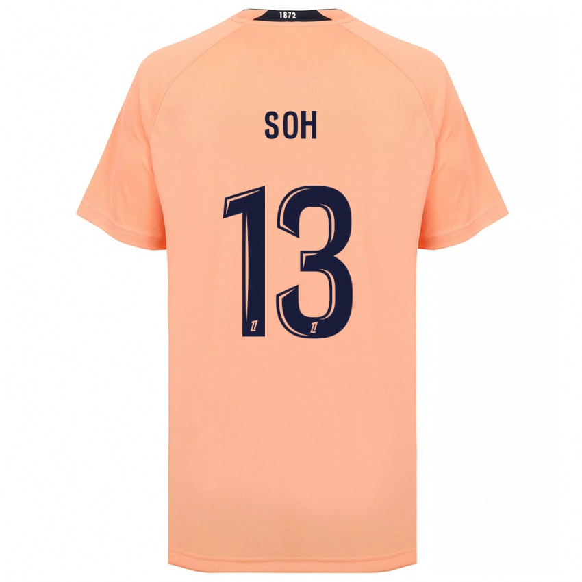 גברים Yanis Soh #13 כתום כחול הרחק ג'רזי 2025/26 חולצה קצרה