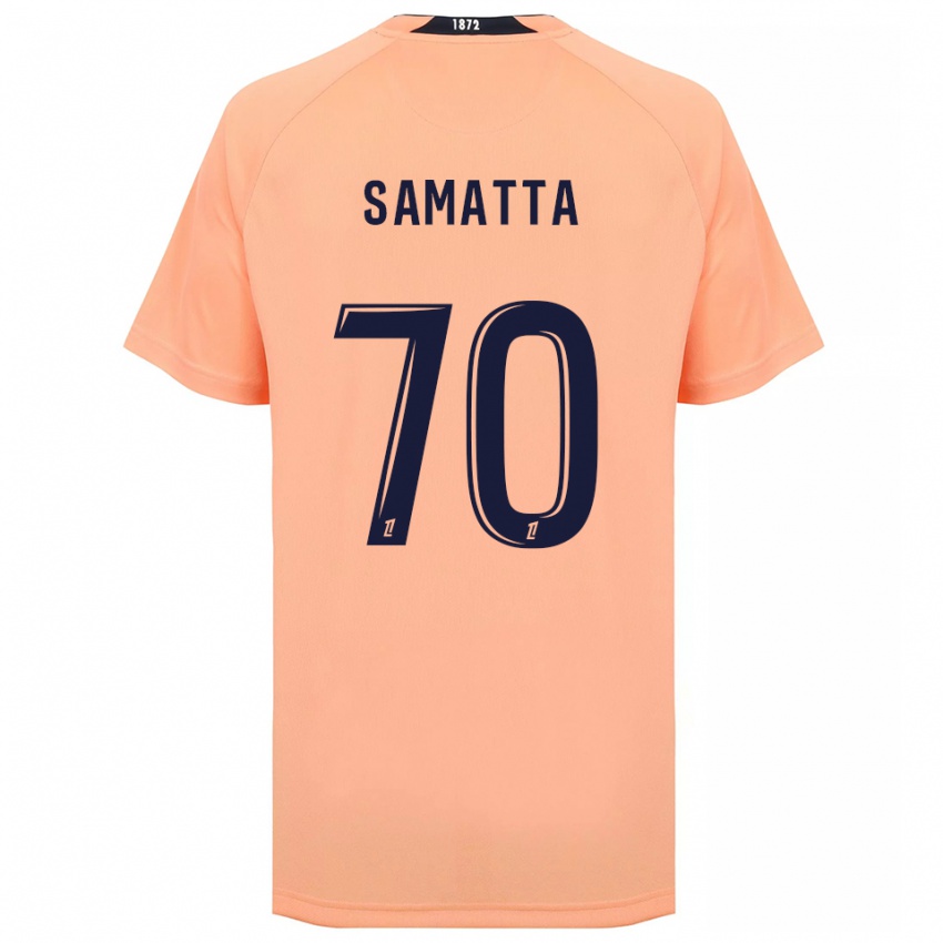 גברים מ'בוואנה סמאטה #70 כתום כחול הרחק ג'רזי 2025/26 חולצה קצרה