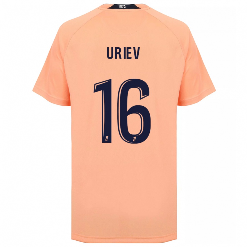 גברים Alan Uriev #16 כתום כחול הרחק ג'רזי 2025/26 חולצה קצרה