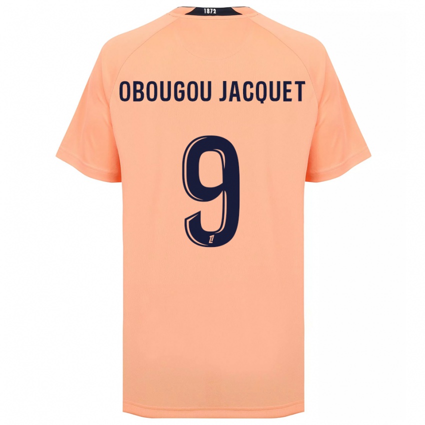 גברים Noam Obougou Jacquet #9 כתום כחול הרחק ג'רזי 2025/26 חולצה קצרה