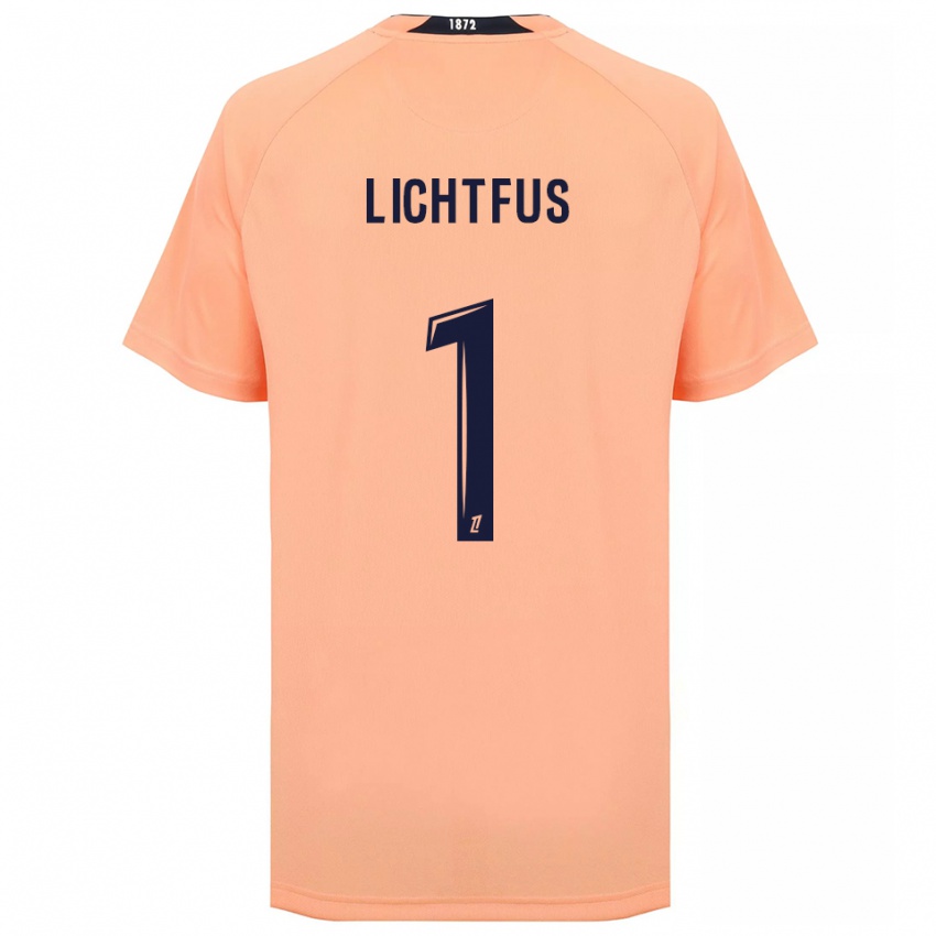 גברים ליסה ליצ'טפוס #1 כתום כחול הרחק ג'רזי 2025/26 חולצה קצרה