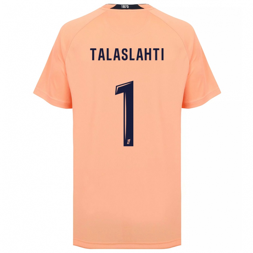 גברים Katriina Talaslahti #1 כתום כחול הרחק ג'רזי 2025/26 חולצה קצרה