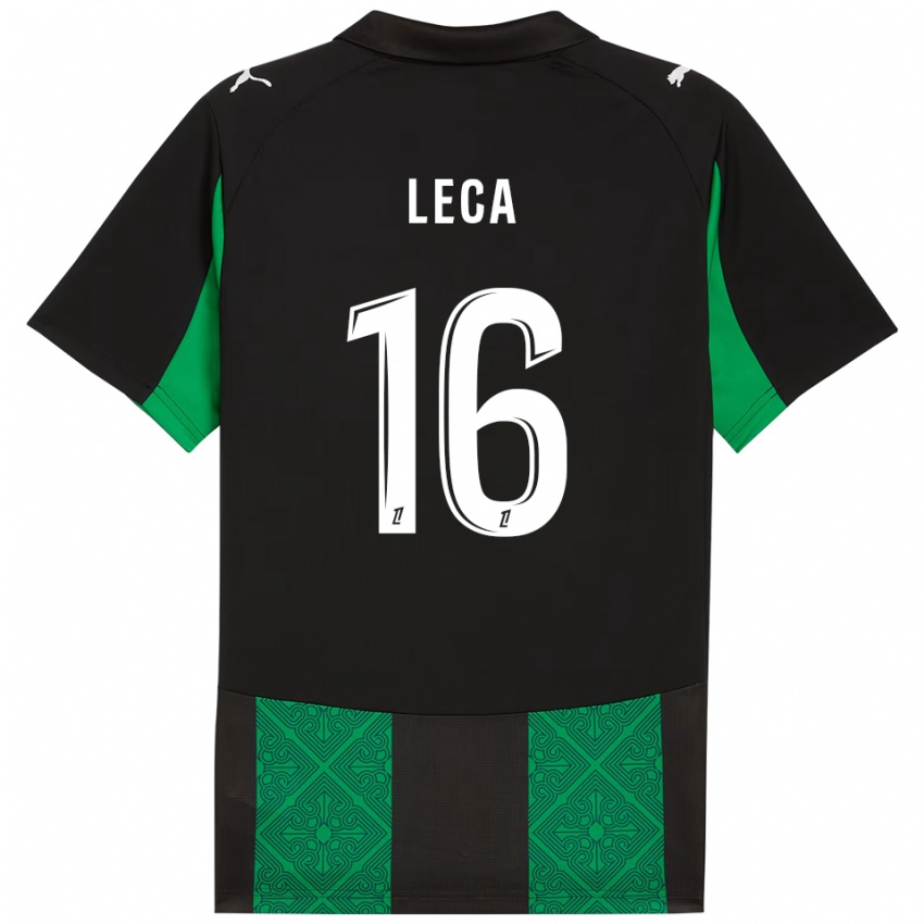 גברים ז'אן-לואי לאסה #16 שחור ירוק הרחק ג'רזי 2025/26 חולצה קצרה