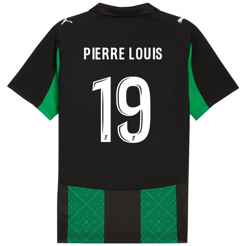 גברים דיאנה פייר-לואי #19 שחור ירוק הרחק ג'רזי 2025/26 חולצה קצרה