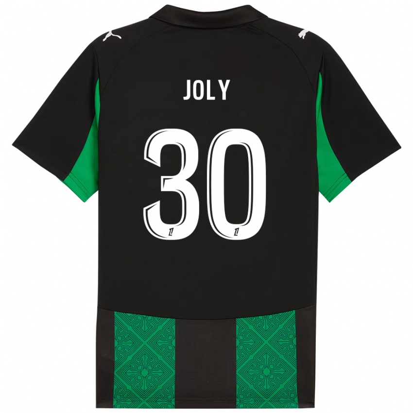 גברים בלאדין ז׳ולי #30 שחור ירוק הרחק ג'רזי 2025/26 חולצה קצרה