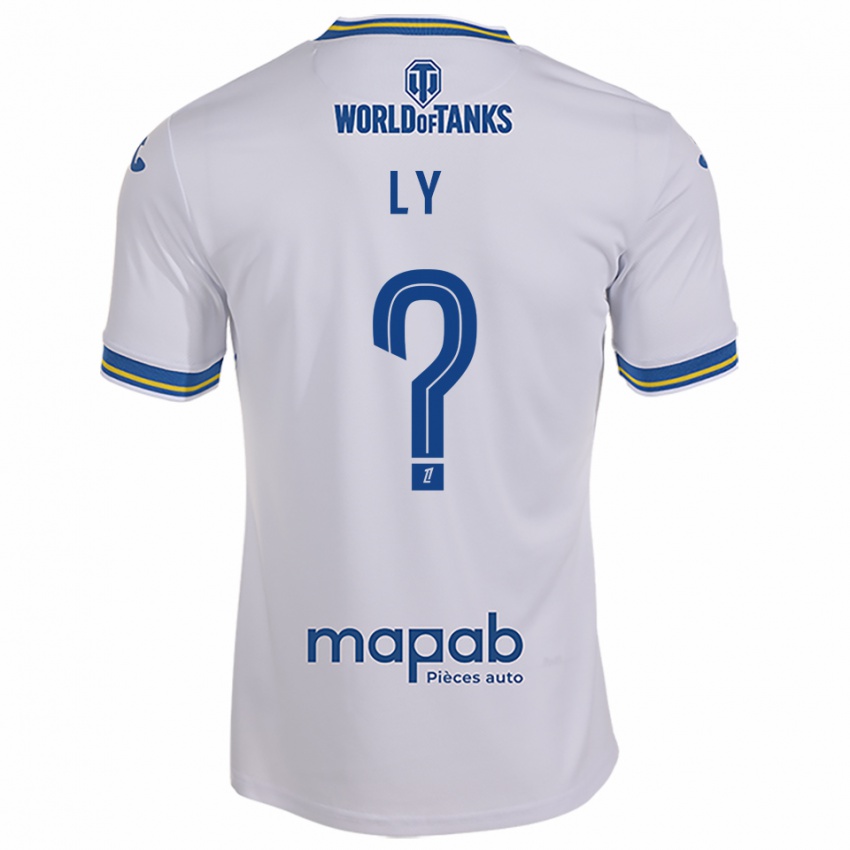 גברים Mactar Ly #0 לבן תכלת הרחק ג'רזי 2025/26 חולצה קצרה