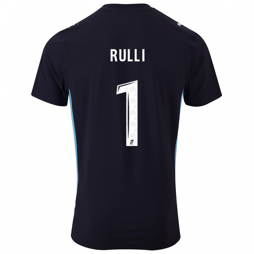 גברים חרונימו רולי #1 שחור תכלת הרחק ג'רזי 2025/26 חולצה קצרה