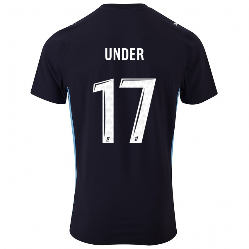 גברים ג'נגיז אונדר #17 שחור תכלת הרחק ג'רזי 2025/26 חולצה קצרה