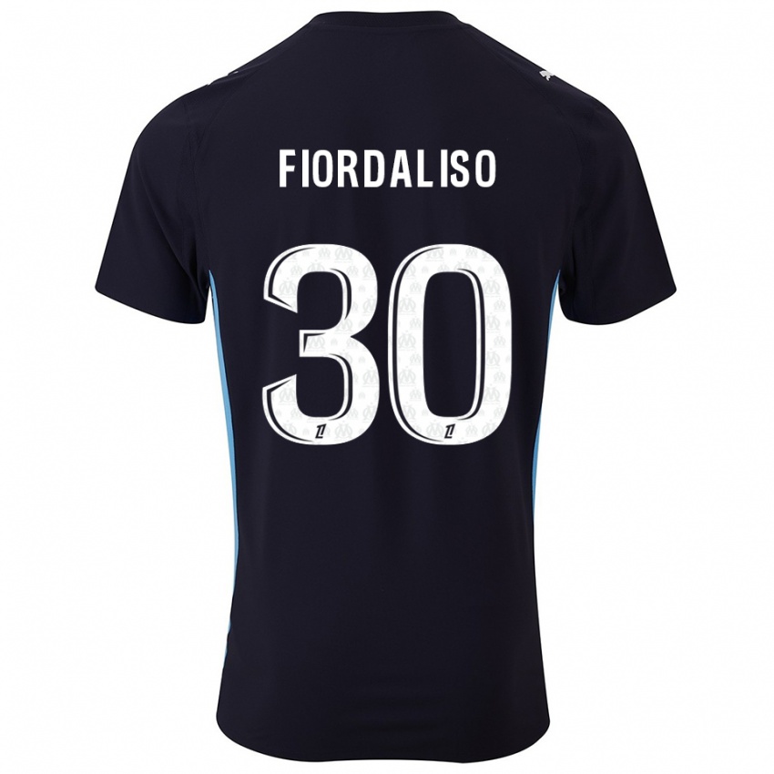 גברים תלמה פיורדליסו #30 שחור תכלת הרחק ג'רזי 2025/26 חולצה קצרה