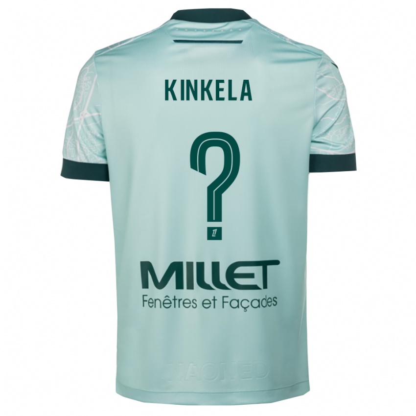 גברים Anthony Kinkela #0 ירוק לבן הרחק ג'רזי 2025/26 חולצה קצרה