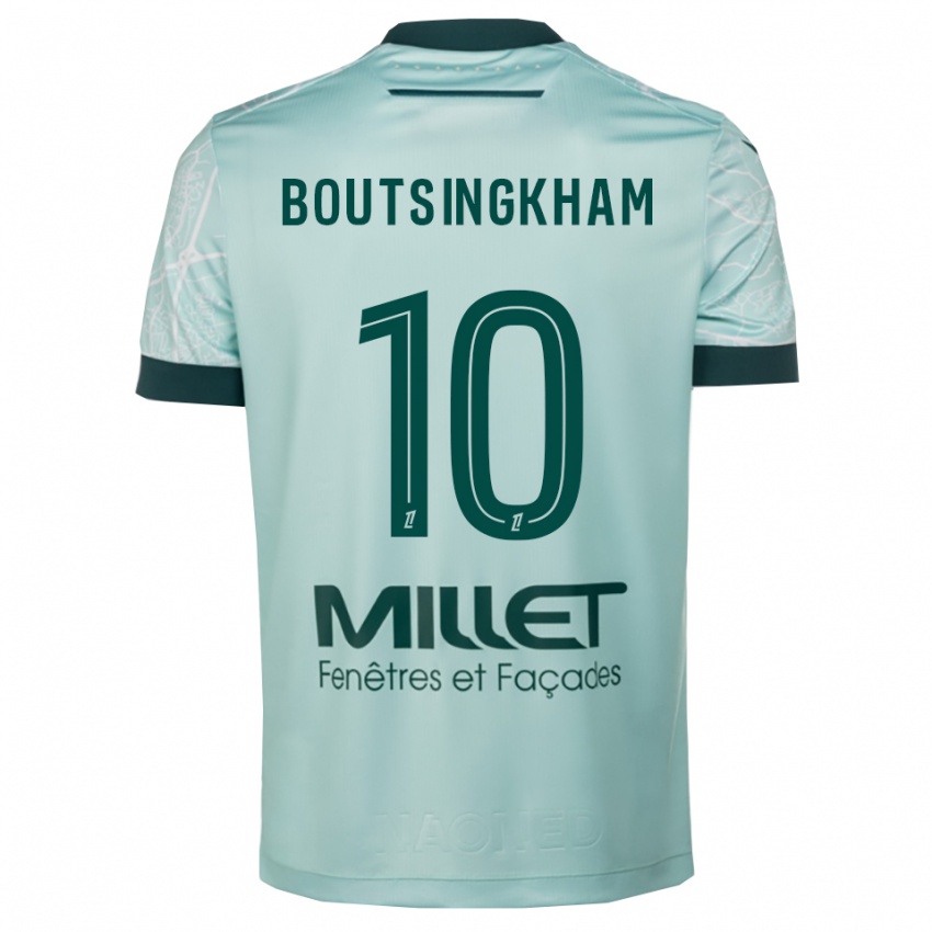 גברים Hugo Boutsingkham #10 ירוק לבן הרחק ג'רזי 2025/26 חולצה קצרה