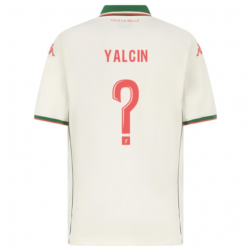 גברים Noah Yalcin #0 לבן ירוק הרחק ג'רזי 2025/26 חולצה קצרה