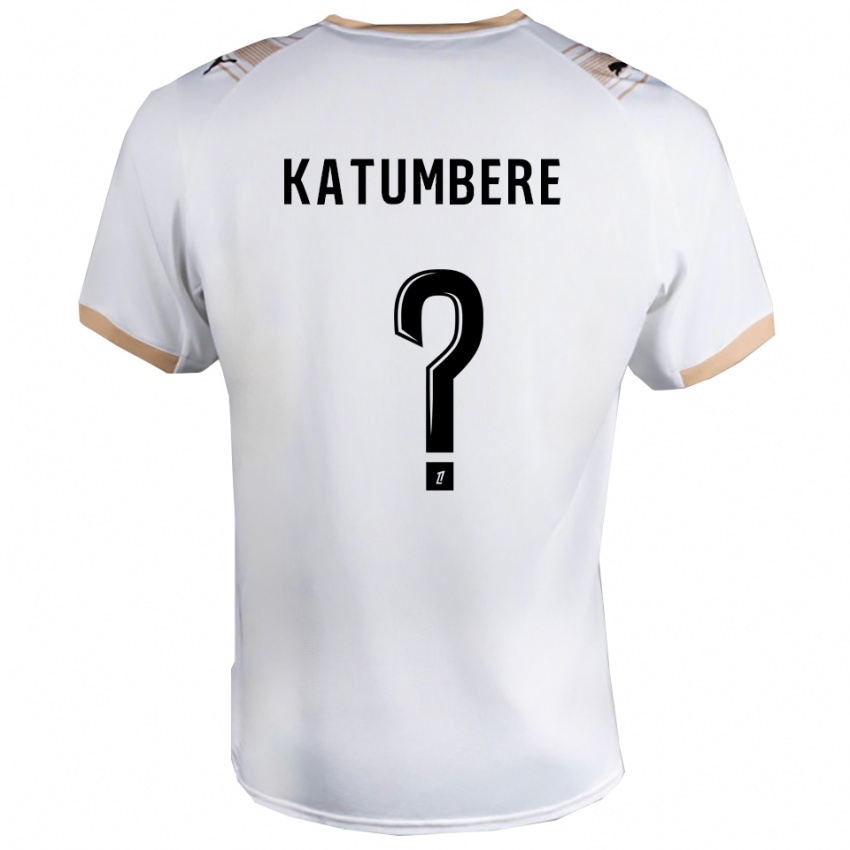 גברים נועה קטמבר #0 לבן שחור הרחק ג'רזי 2025/26 חולצה קצרה