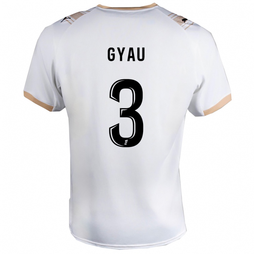 גברים מיה גיאו #3 לבן שחור הרחק ג'רזי 2025/26 חולצה קצרה