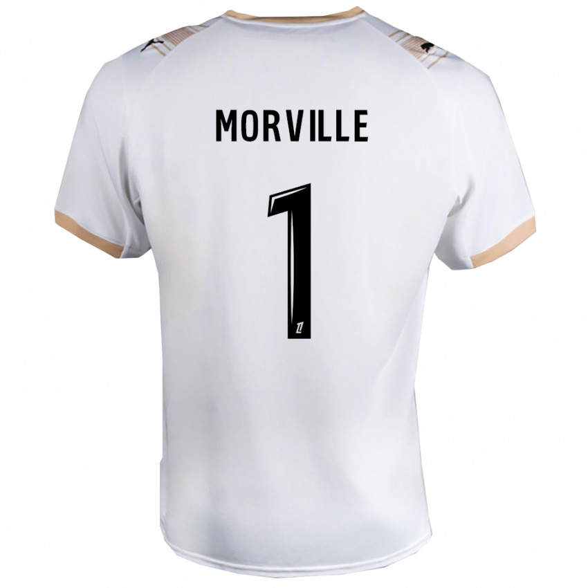 גברים מאטיס מורוויל #1 לבן שחור הרחק ג'רזי 2025/26 חולצה קצרה