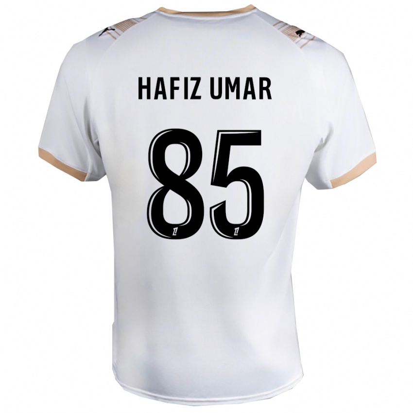 גברים Ibrahim Hafiz Umar #85 לבן שחור הרחק ג'רזי 2025/26 חולצה קצרה