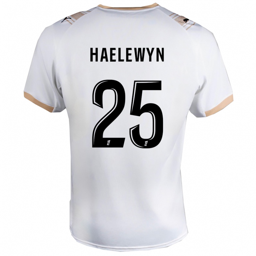 גברים מריון מרגריט הלווין #25 לבן שחור הרחק ג'רזי 2025/26 חולצה קצרה