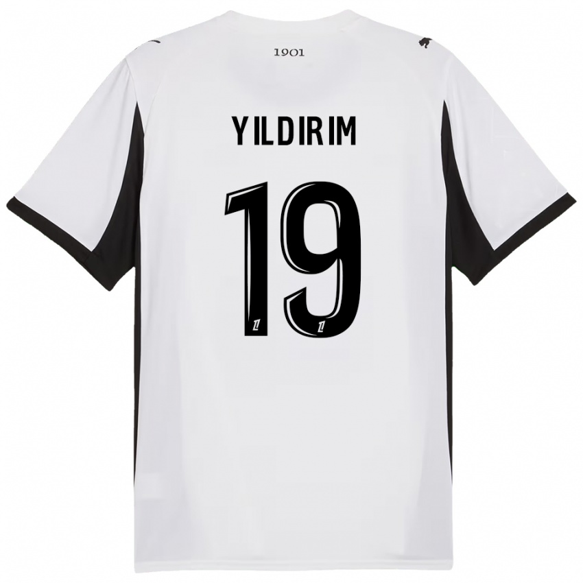 גברים ברטו ילדרים #19 לבן שחור הרחק ג'רזי 2025/26 חולצה קצרה