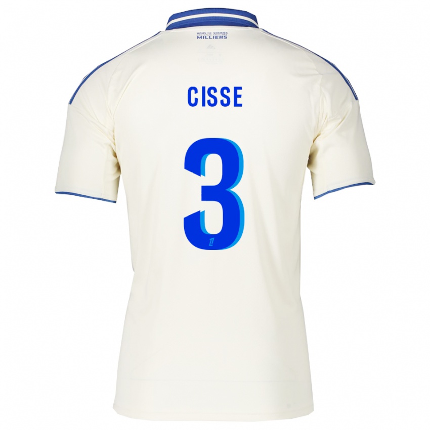 גברים לואי סיסה #3 שמפניה כחול הרחק ג'רזי 2025/26 חולצה קצרה