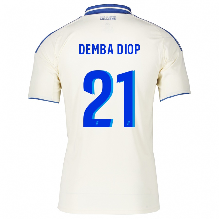 גברים פאפה דיופ #21 שמפניה כחול הרחק ג'רזי 2025/26 חולצה קצרה