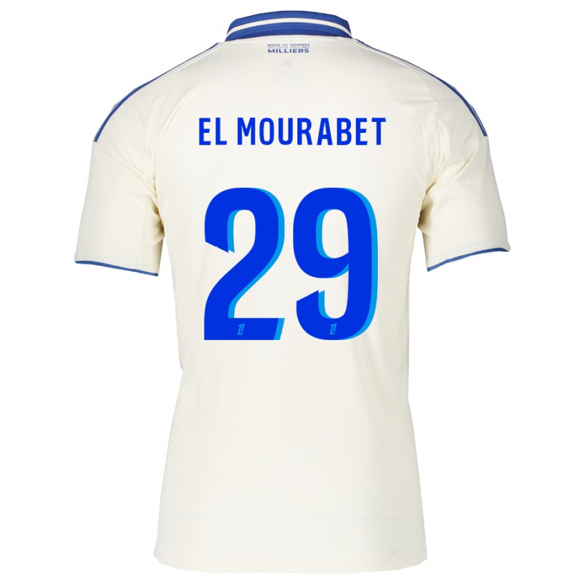 גברים סמיר אל מוראבה #29 שמפניה כחול הרחק ג'רזי 2025/26 חולצה קצרה