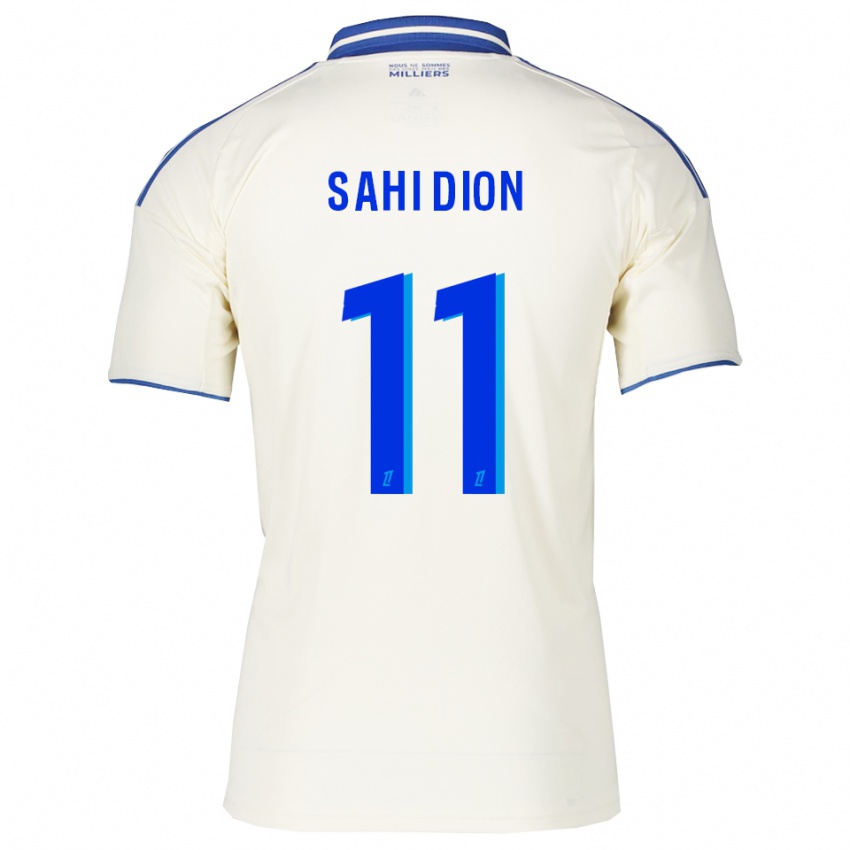 גברים מואיז סאהי #11 שמפניה כחול הרחק ג'רזי 2025/26 חולצה קצרה