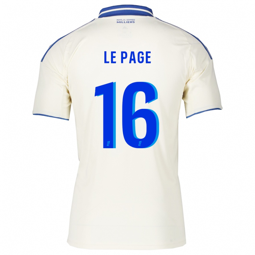 גברים מאנון לה פייג׳ #16 שמפניה כחול הרחק ג'רזי 2025/26 חולצה קצרה