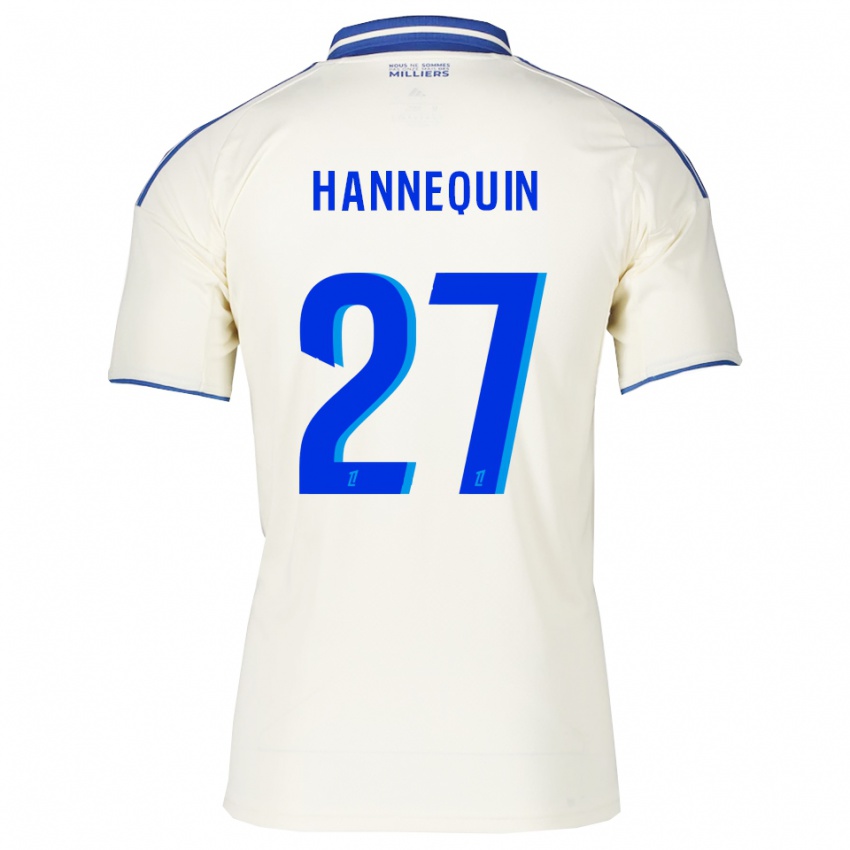 גברים לאורין הנקוואן #27 שמפניה כחול הרחק ג'רזי 2025/26 חולצה קצרה