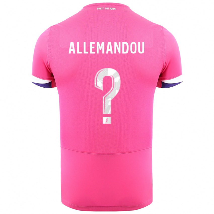 גברים טדי אלמנדו #0 ורוד לבן הרחק ג'רזי 2025/26 חולצה קצרה