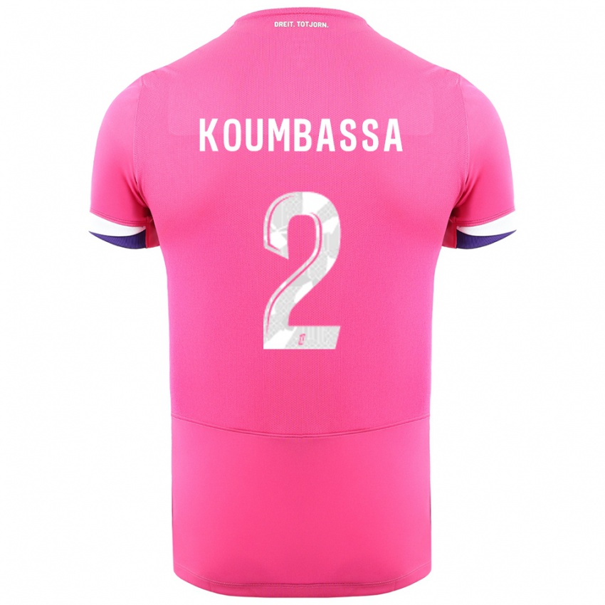 גברים סני קומבסה #2 ורוד לבן הרחק ג'רזי 2025/26 חולצה קצרה