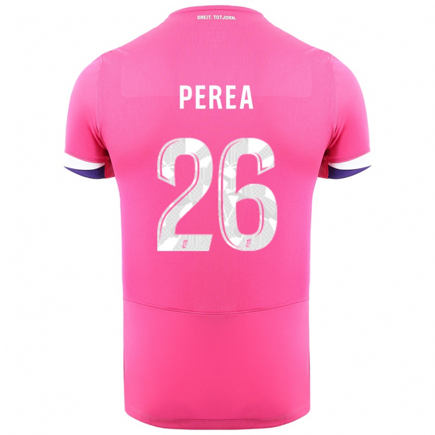 גברים מרין פראה #26 ורוד לבן הרחק ג'רזי 2025/26 חולצה קצרה