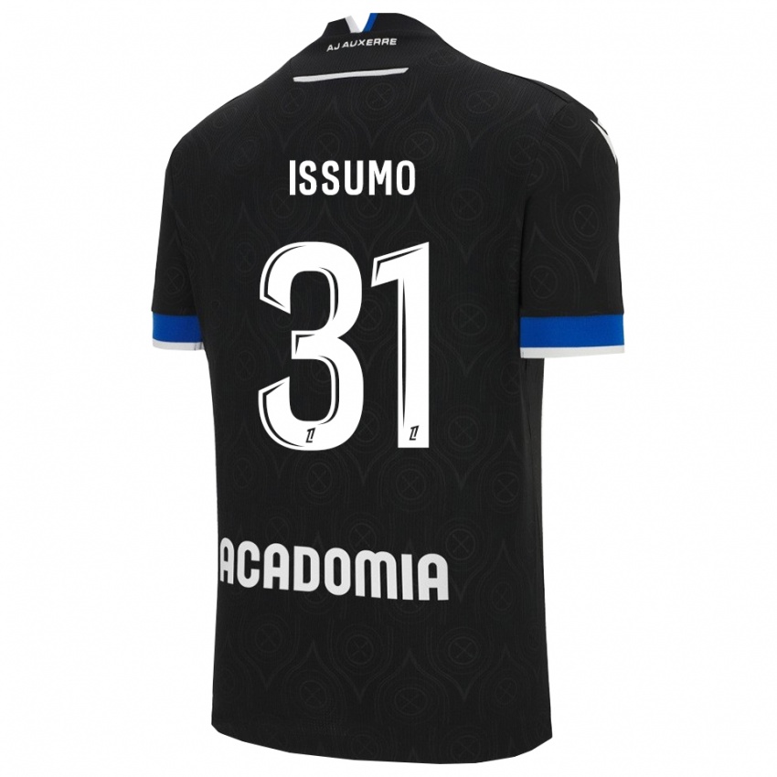גברים Aaron Issumo #31 שחור לבן הרחק ג'רזי 2025/26 חולצה קצרה