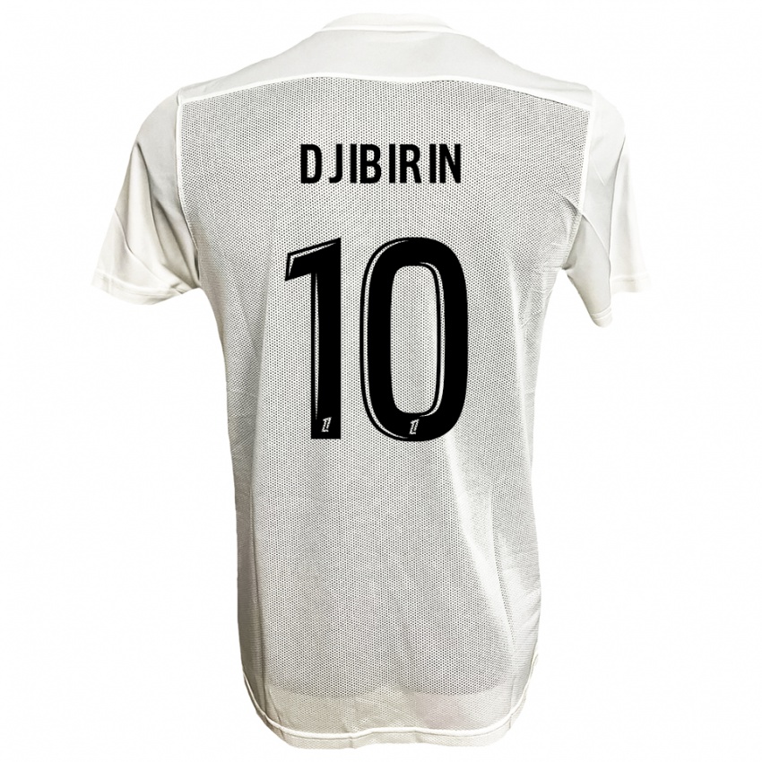 גברים Harouna Djibirin #10 שחור לבן הרחק ג'רזי 2025/26 חולצה קצרה