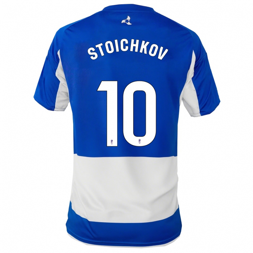 גברים חריסטו סטויצ'קוב #10 כחול לבן הרחק ג'רזי 2025/26 חולצה קצרה