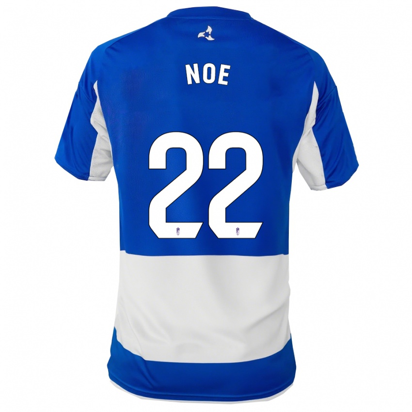 גברים Noe #22 כחול לבן הרחק ג'רזי 2025/26 חולצה קצרה